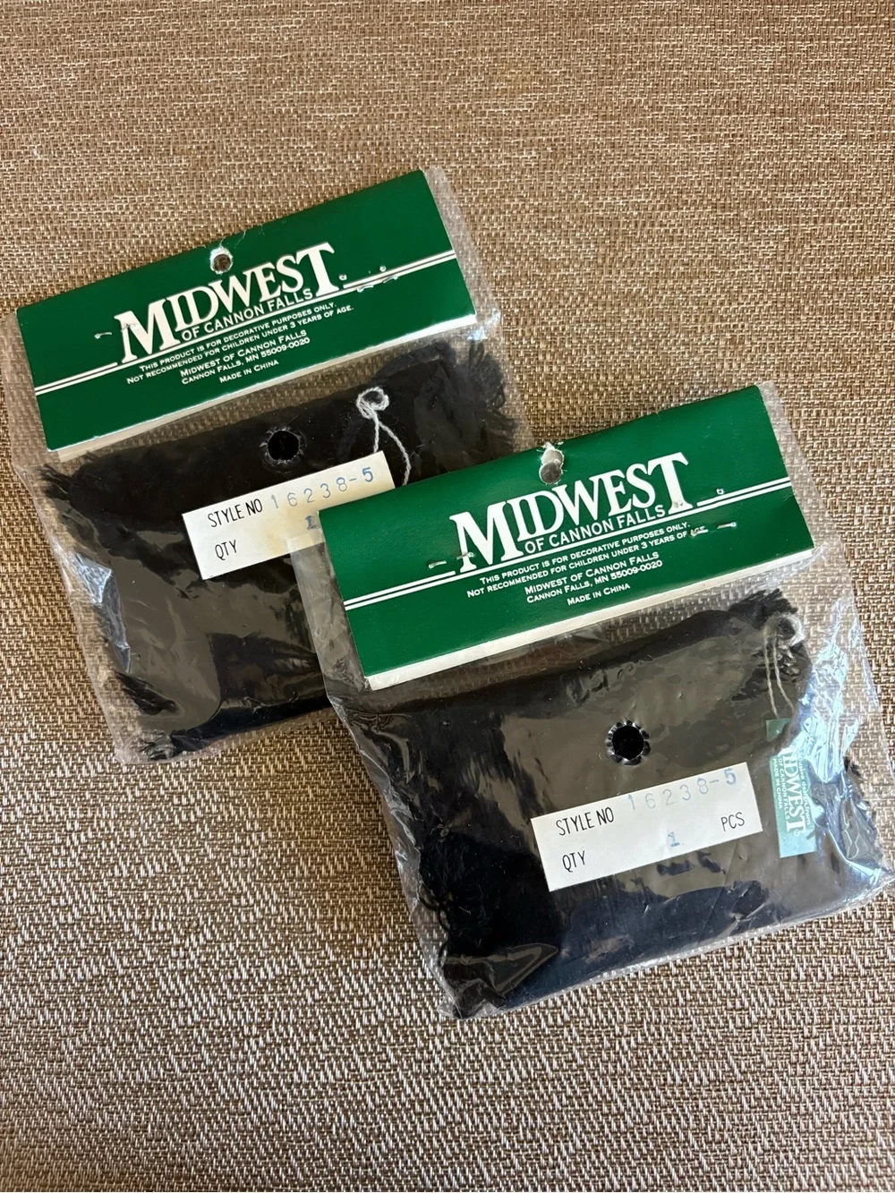 Midwest of Cannon Falls Christmas Ornaments Mini Southwest Aztec Blanket Lot /2